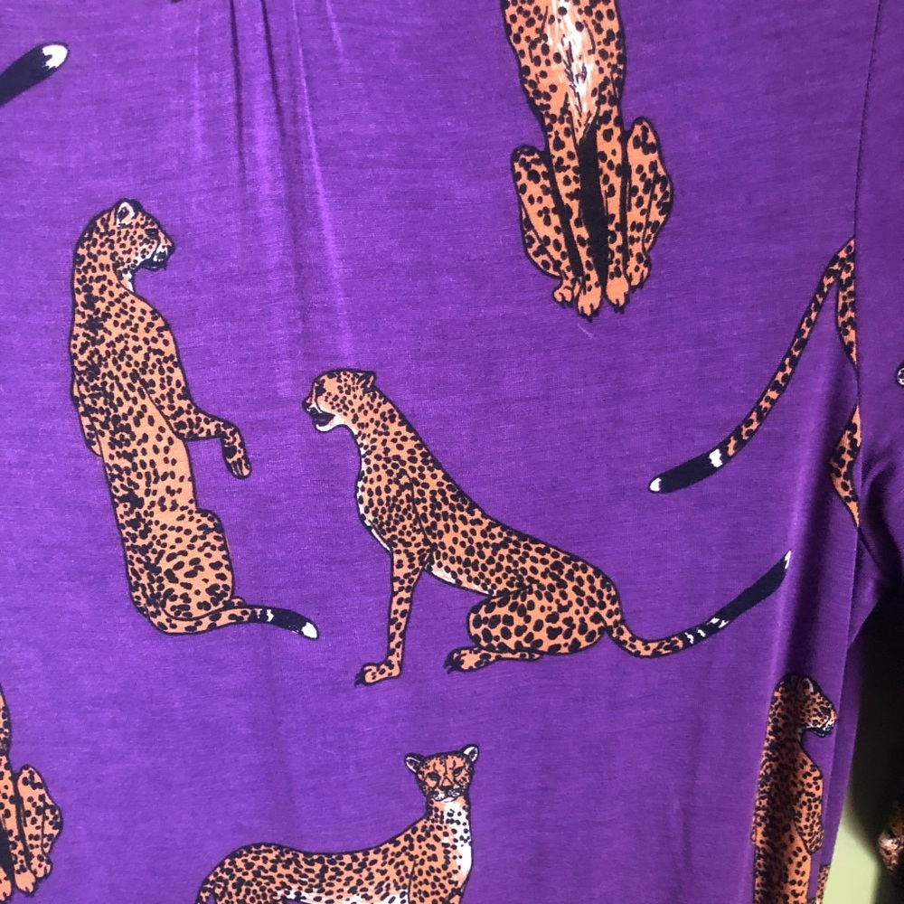ModCloth Cheetah Print Knit Dress Flawed* - Picture 4 of 8
